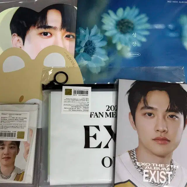 엑소 도경수 부채 슬로건 포스터