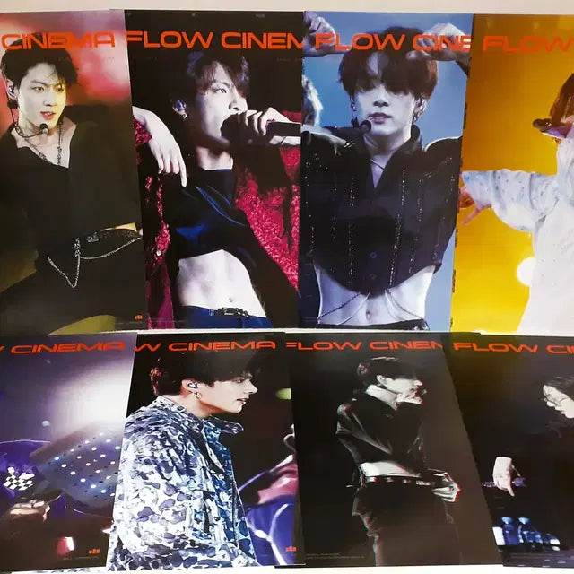방탄 정국 홈마 아델유 영상회 Flow Cinema 포스터 일괄