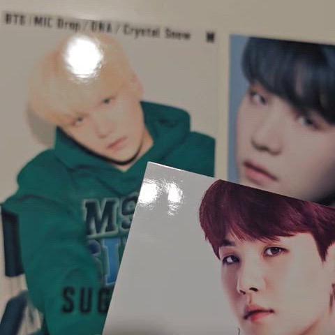 방탄소년단 윤기슈가 일본 앨범자켓포토 양도