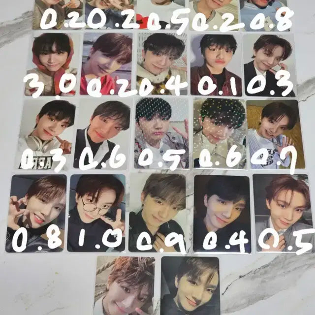 보이넥스트도어 보넥도 운학 포카일괄 양도 whowhyhow19.99노장르