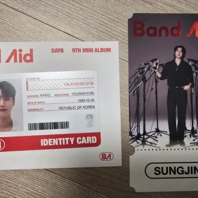 데이식스 Band Aid 앨범 + 포스터