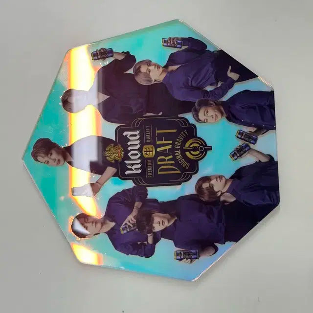 방탄 클라우드 콜라보 아크릴 코스터