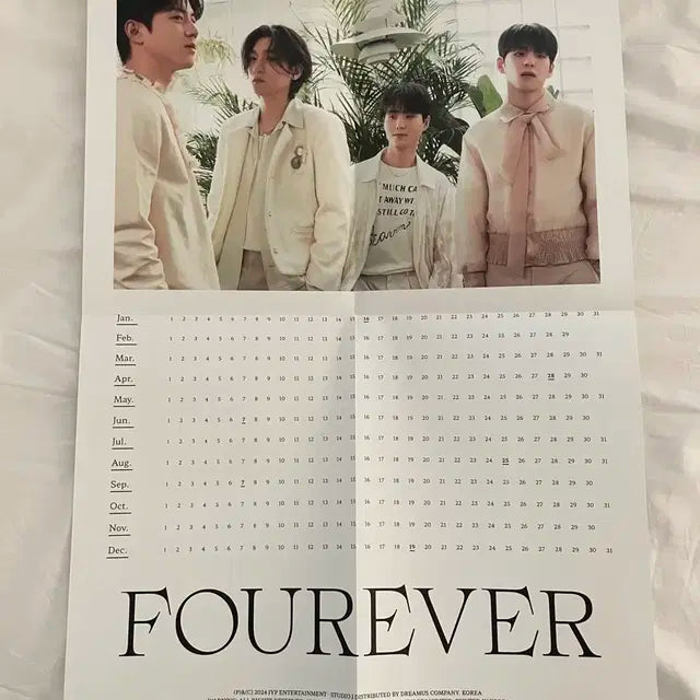DAY6 데이식스 포에버 초도한정 이어포스터