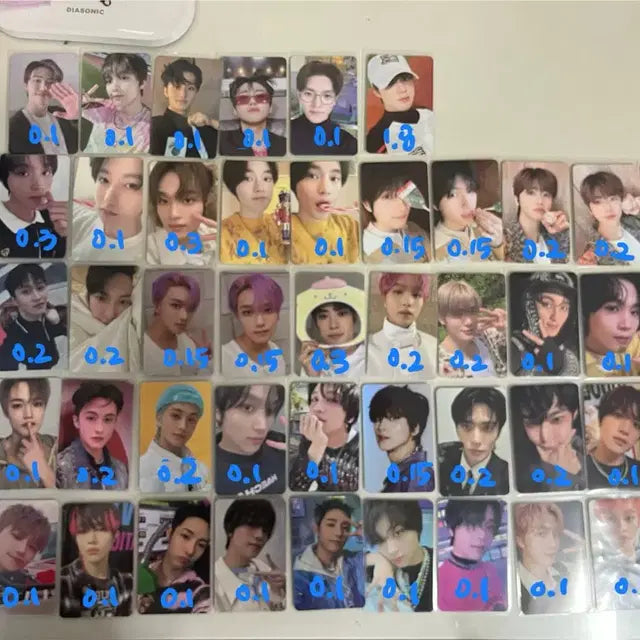 nct 엔시티 포토카드 양도 판매 재민해찬제노지성천러재현도영마크태용