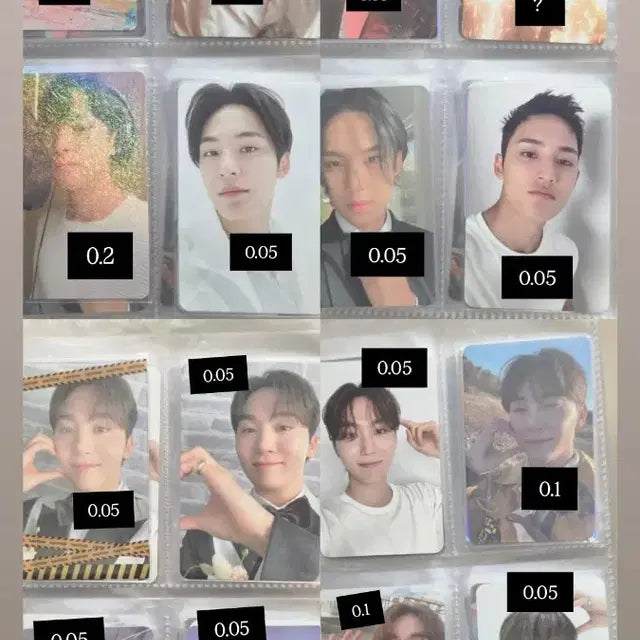 세븐틴 포토카드 팝니다 1탄