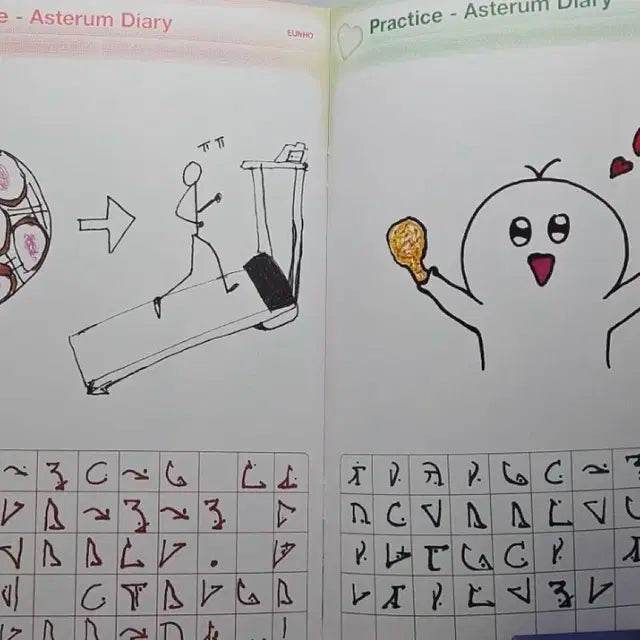 플레이브 멤버십 1기 플리 키트 아스테룸어 책자 그림 일기 양도