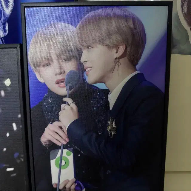 방탄소년단 액자 남준, 지민, 태형, 윤기