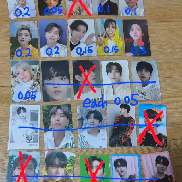 탈덕 처분) 세븐틴 포토카드 판매