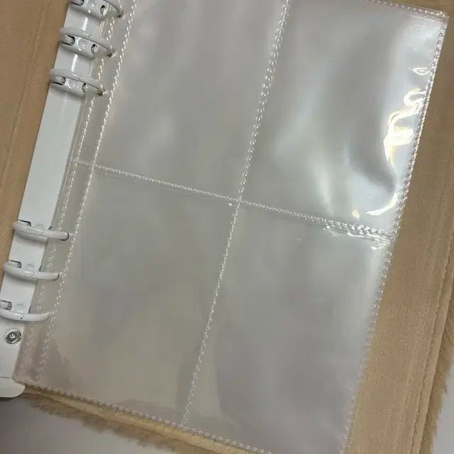 동물 털 바인더 너구리 A6 포카 포토카드