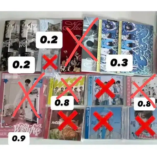 탈덕 처분) 엔시티 위시 유우시 포카 위츄 팝츄 스테디키링 일본반 위시풀