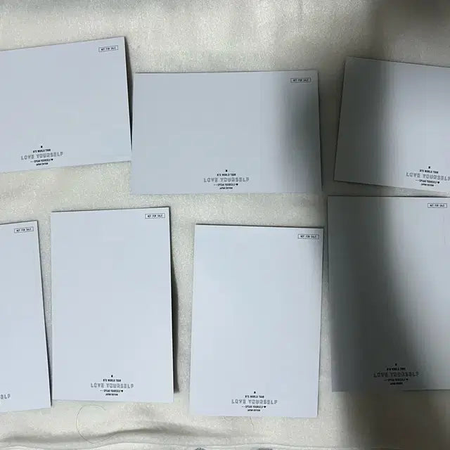 방탄 bts 일본 럽셀 특전 엽서 포카 세트
