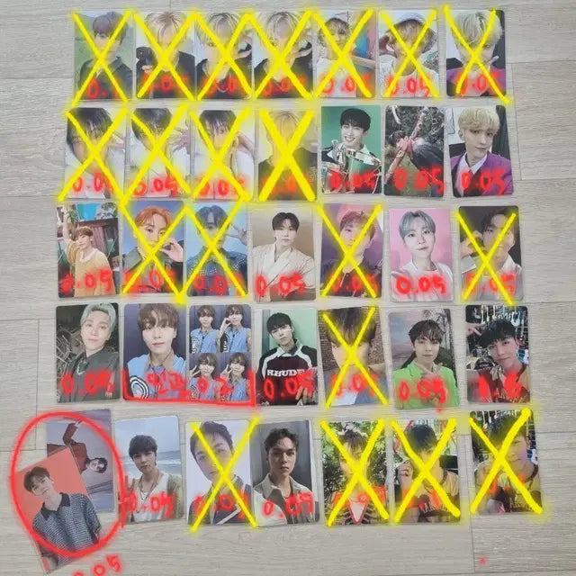 세븐틴 포카 포토카드 양도