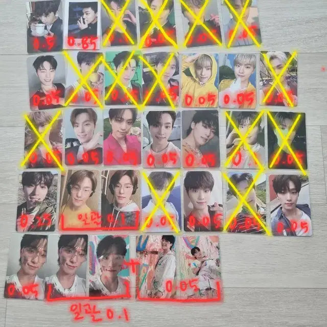 세븐틴 포카 포토카드 양도