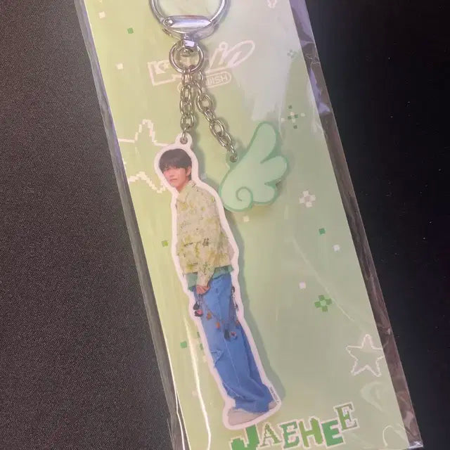 미개봉)엔시티위시 재희 로그인 일본투어 엠디 날개 키링