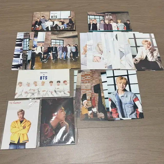 방탄소년단 T월드, VT, 메디힐 엽서 포카(남준석진윤기호석 지민태형정국