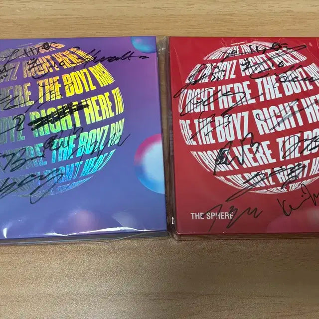 일괄) 더보이즈 라잇히어 mwave 싸인앨범