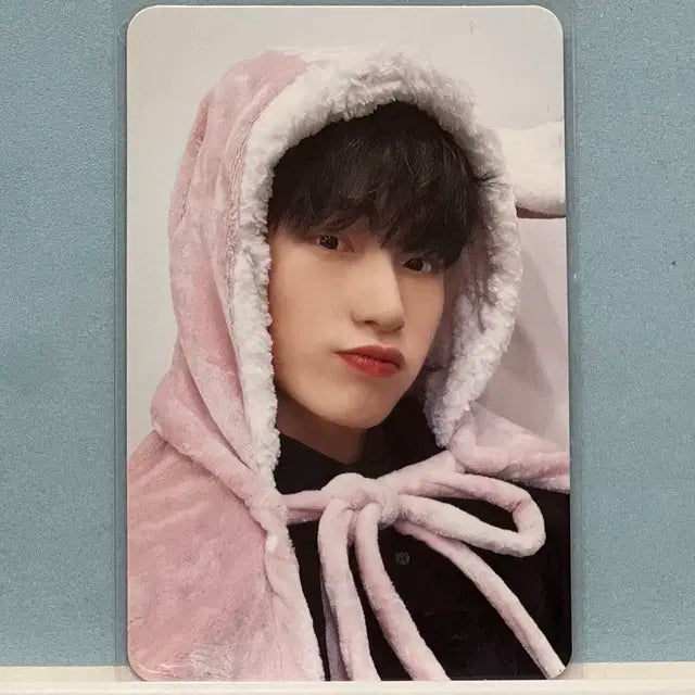 ATEEZ San HALAZIA Makestar Pink bunny