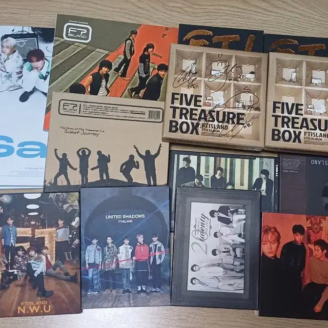 ft아일랜드 앨범(일본앨범, 싸인앨범 포함), DVD, 포카 일괄급처분