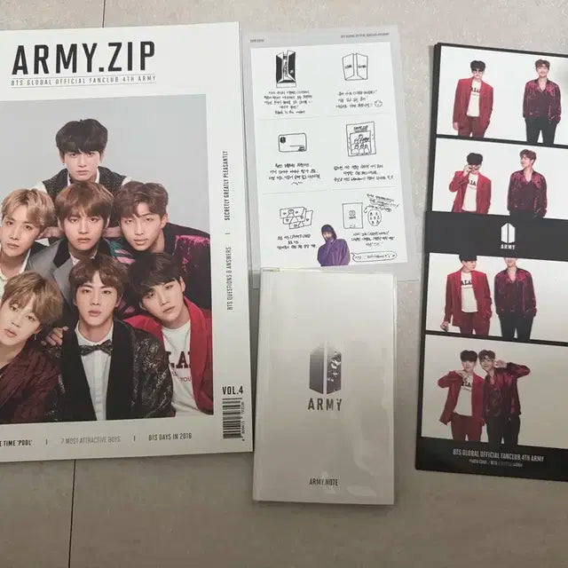 방탄 아미 4기 멤버십 키트