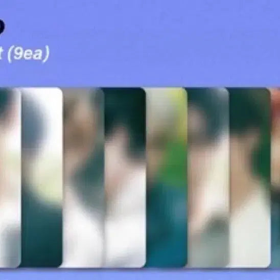 제베원 제로베이스원 scents버전 포카 분철