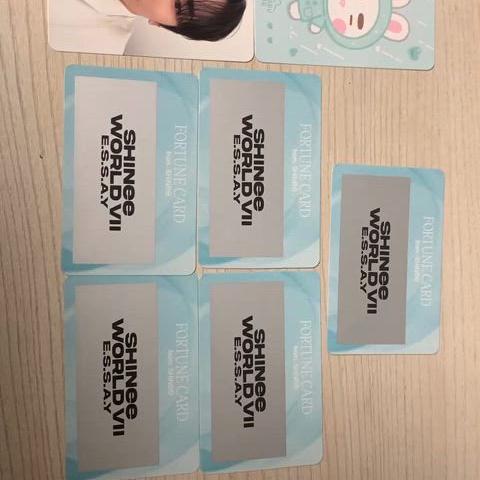 샤이니 오이콘 에세이 엠디 온유 키 포춘 메세지카드 일괄 양도