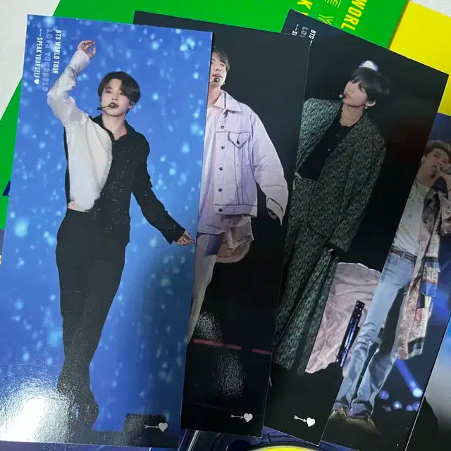 방탄 bts 럽셀 상파울루 랜덤 북마크 7장 드볼