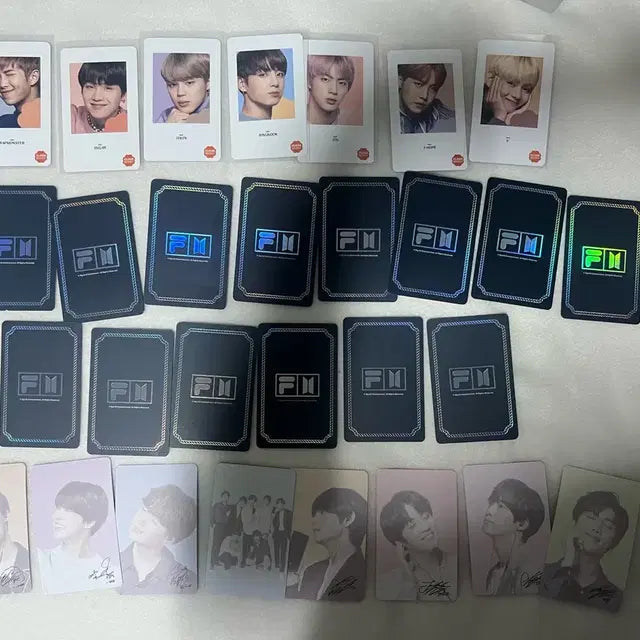 방탄 bts 희귀포카 모음 클라우드베리+휠라온+엘지 총 29장 일괄