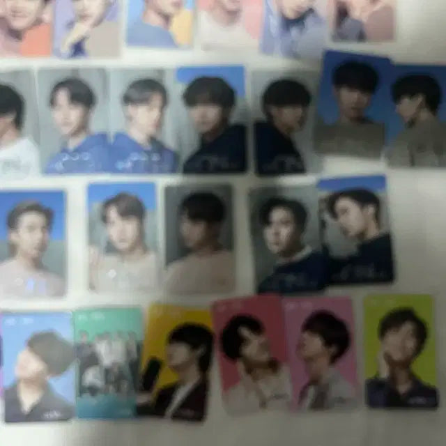 방탄 bts 희귀포카 모음 클라우드베리+휠라온+엘지 총 29장 일괄