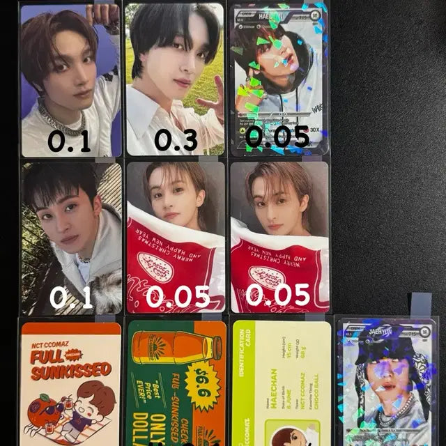 엔시티드림 해찬 마크 포토카드 양도