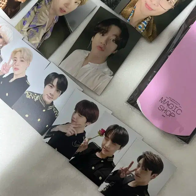 방탄 bts 일본 럽셀클립보드 포카세트+일본 럽셀 택 포카 세트