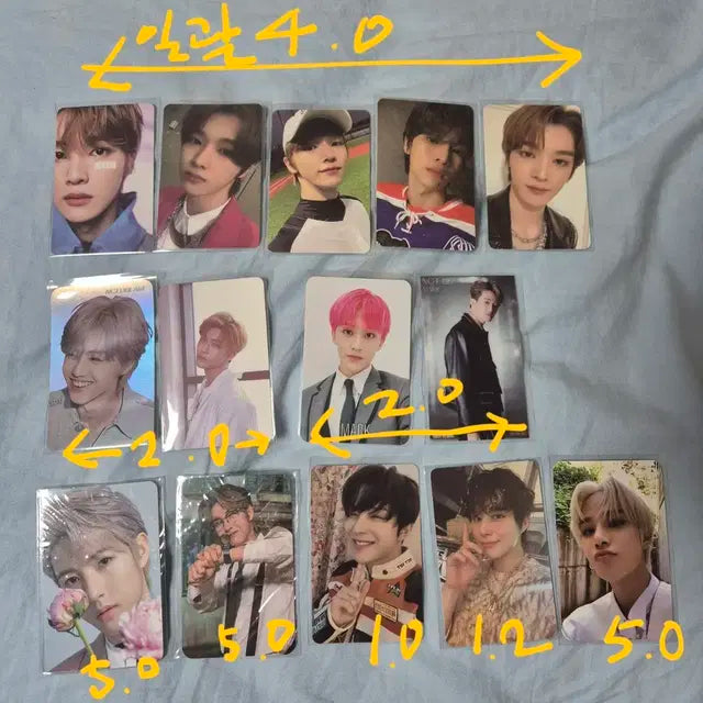 NCT 엔시티 포토카드 마크, 런쥔, 성찬, 재민, 정우 판매합니다