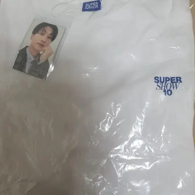 슈퍼주니어 슈퍼쇼10 티셔츠 + 포토카드 은혁