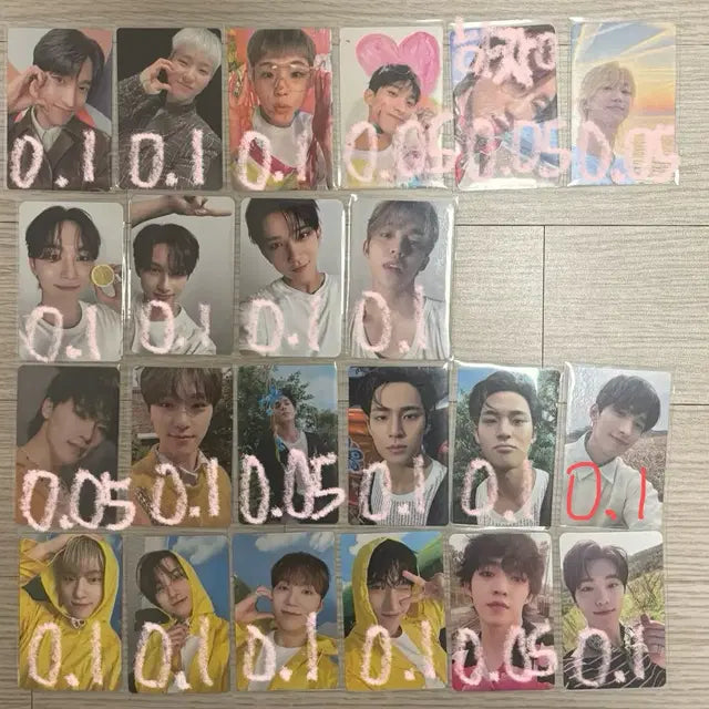 (초저가)세븐틴 포토카드 양도