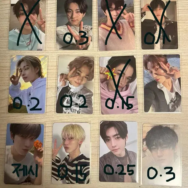 엔하이픈 정원 선우 니키 성훈 제이크 포카 팝니다