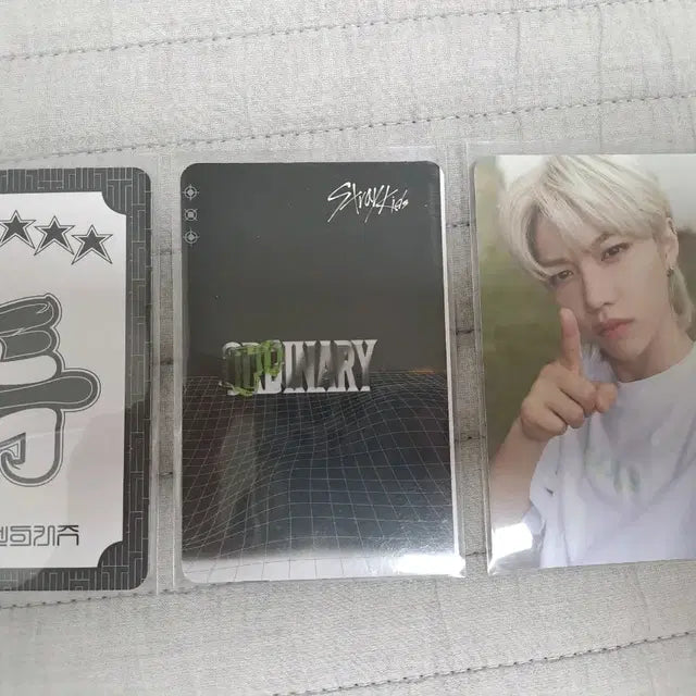 스키즈 스트레이키즈 용복 필릭스 특 오디너리 양면포카 일괄