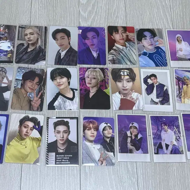 스트레이키즈 스키즈 포카 일괄 아이엔 창빈 현진 아이엔 승민 필릭스 리노