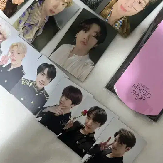방탄 bts 일본 럽셀클립보드 포카세트+일본 럽셀 택 포카 세트