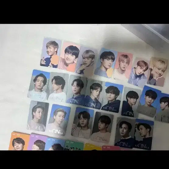 방탄 bts 희귀포카 모음 클라우드베리+휠라온+엘지 일괄 all 29장