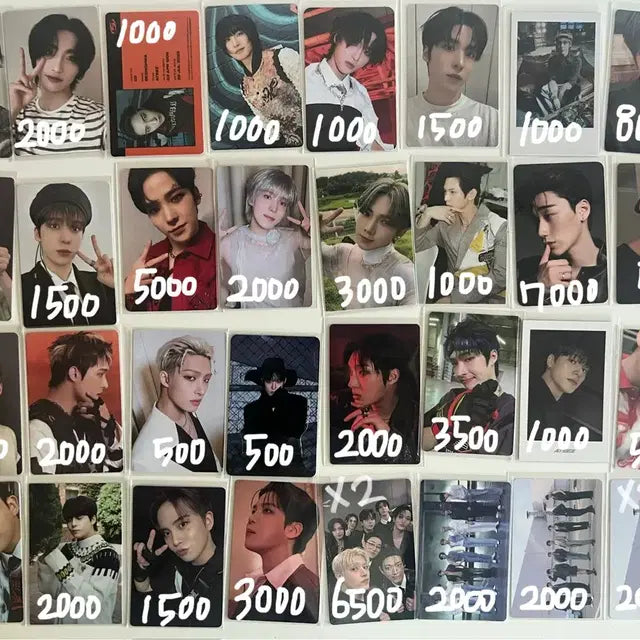 에이티즈 포카 포토카드 양도 홍중 성화 윤호 여상 산 민기 우영 종호