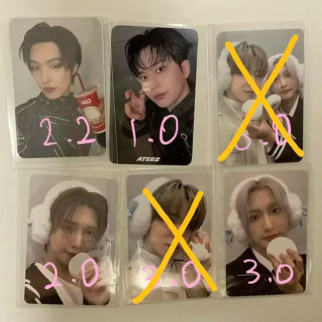 뒷장에 더 있어요! :) 에이티즈 포카 양도 앨포 미공포