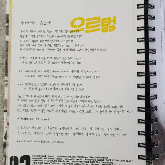 엑소 으르렁 앨범