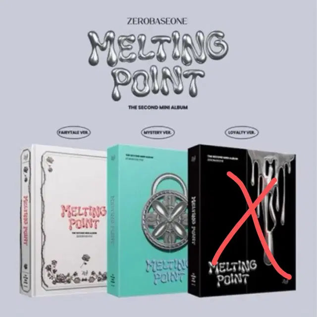 제로베이스원 Melting Point 앨범