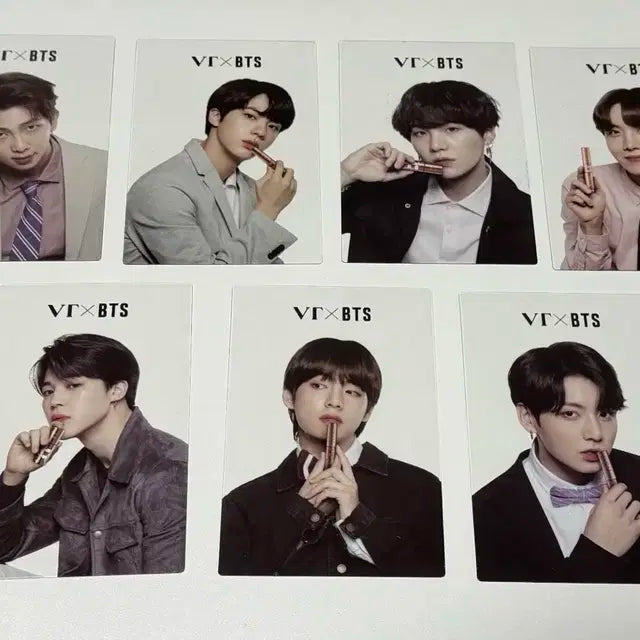 BTS 방탄 VT 포카 투명 엽서 일괄 RM석진슈가윤기호석지민뷔태형정국
