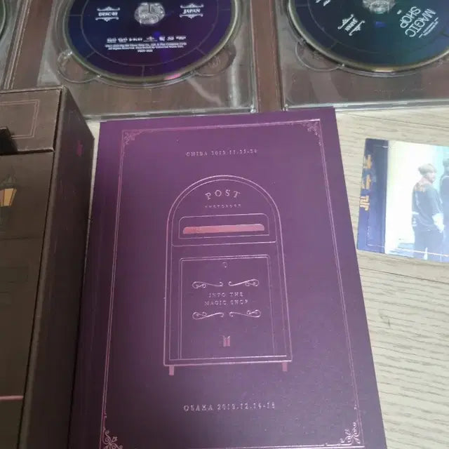 방탄 일본 매직샵 블루레이 지민 인화사진 포함 풀셋 양도. bts