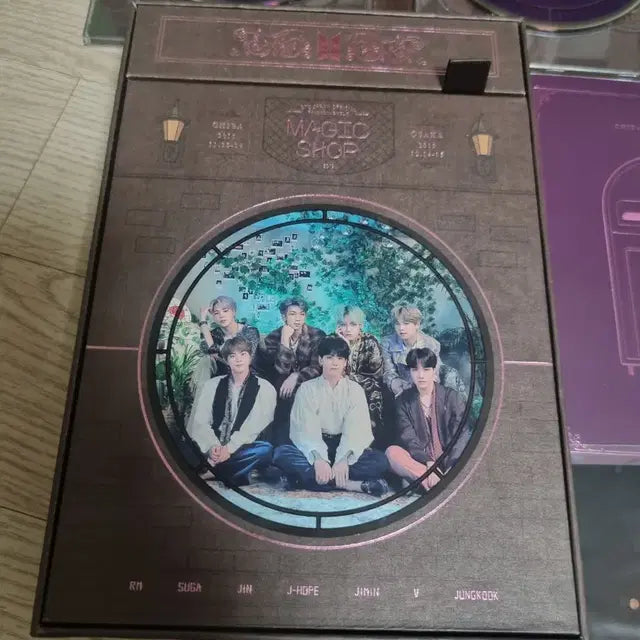 방탄 일본 매직샵 블루레이 지민 인화사진 포함 풀셋 양도. bts