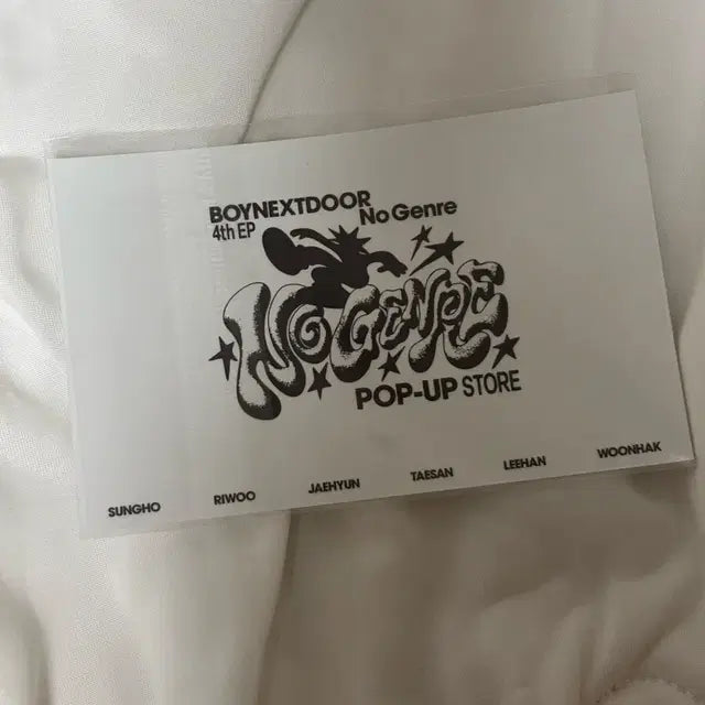 보이넥스트도어 노장르 팝업 성호
