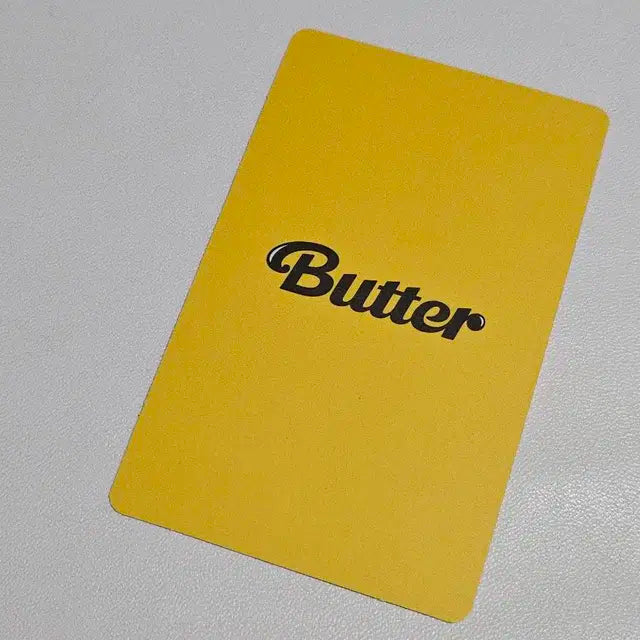 BTS 정국 포토카드 버터 위버스 크림 버전 butter
