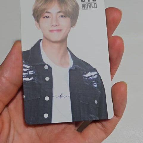 BTS 뷔 태형 포카 비티에스월드 bts world