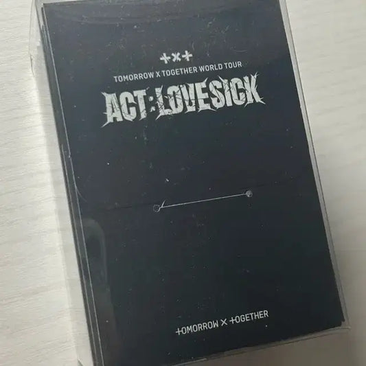 투바투 act:lovesick 콘서트 엠디 포카 풀셋