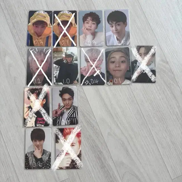 EXO 엑소 포토카드 일괄양도